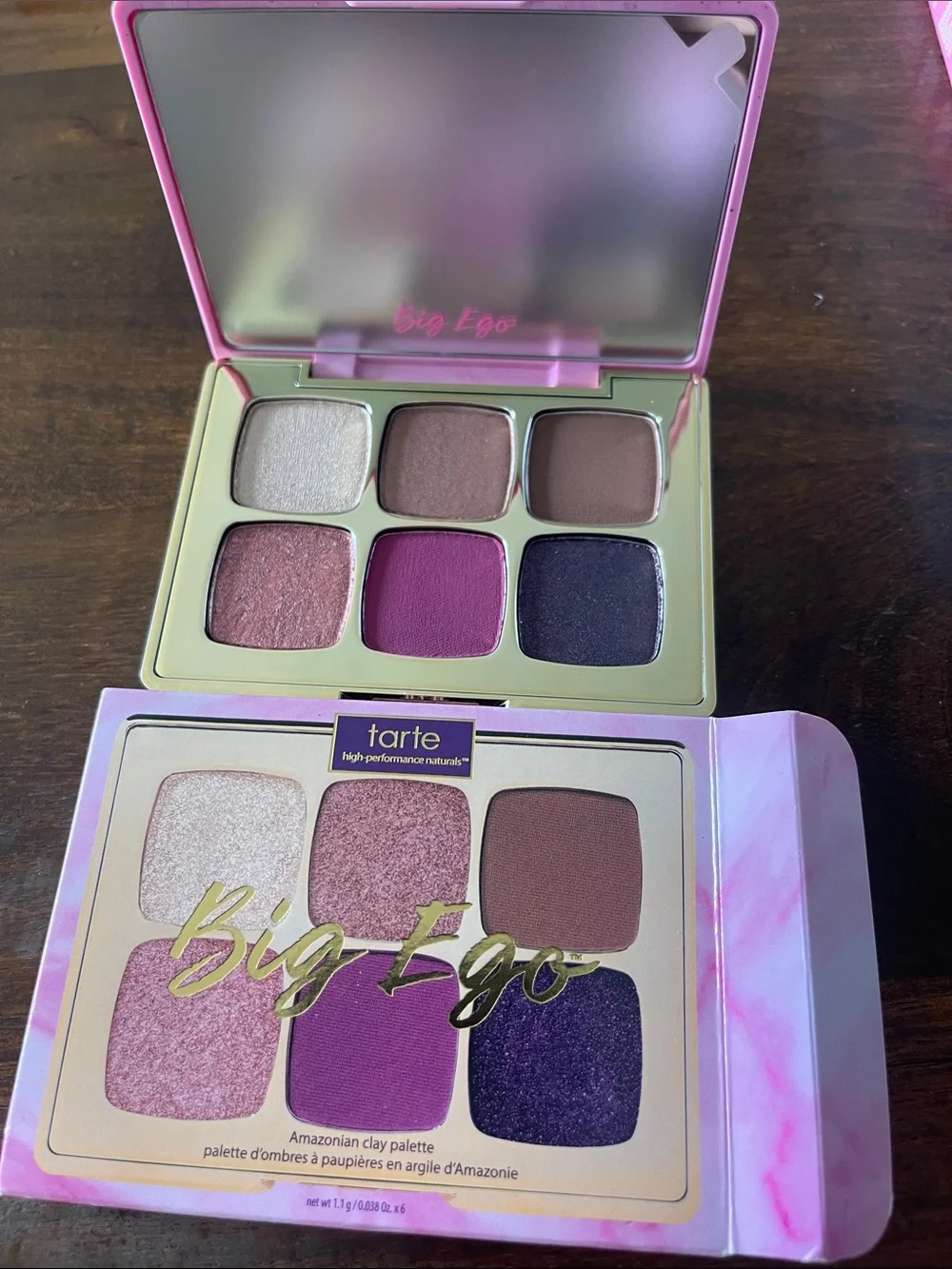 tarte Big Ego Eyeshadow Palette - Pink, Mauve, Purple & Champagne